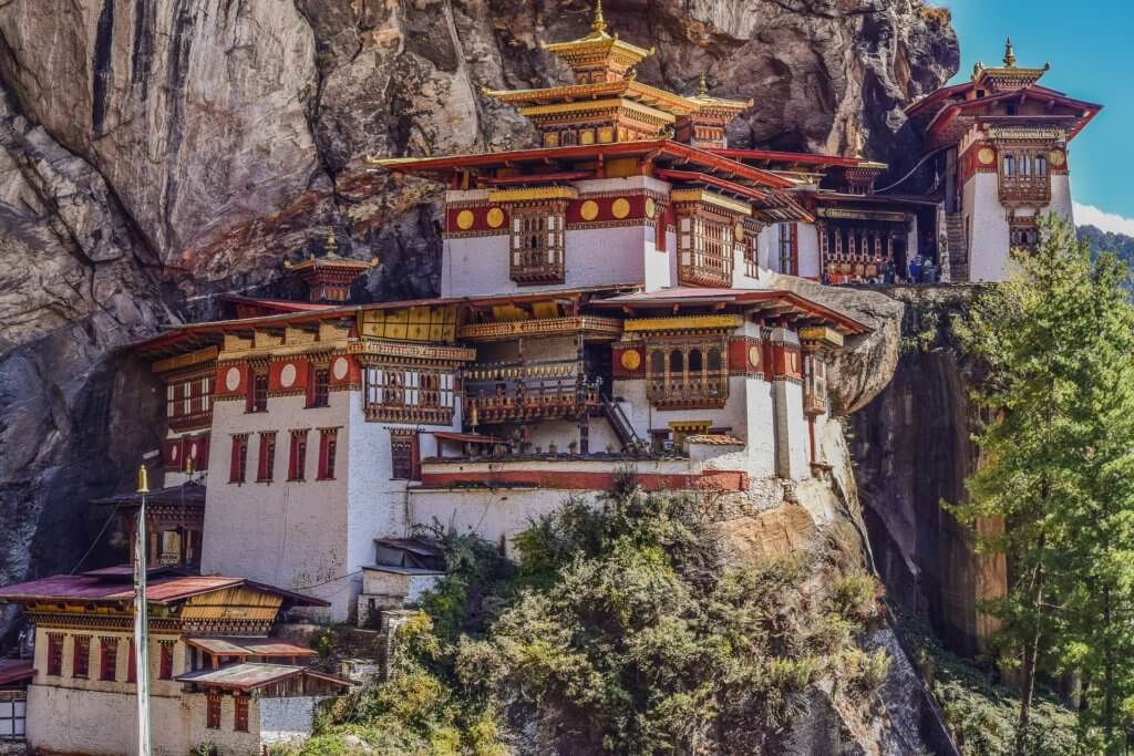 Tigers Nest Kloster in Bhutan