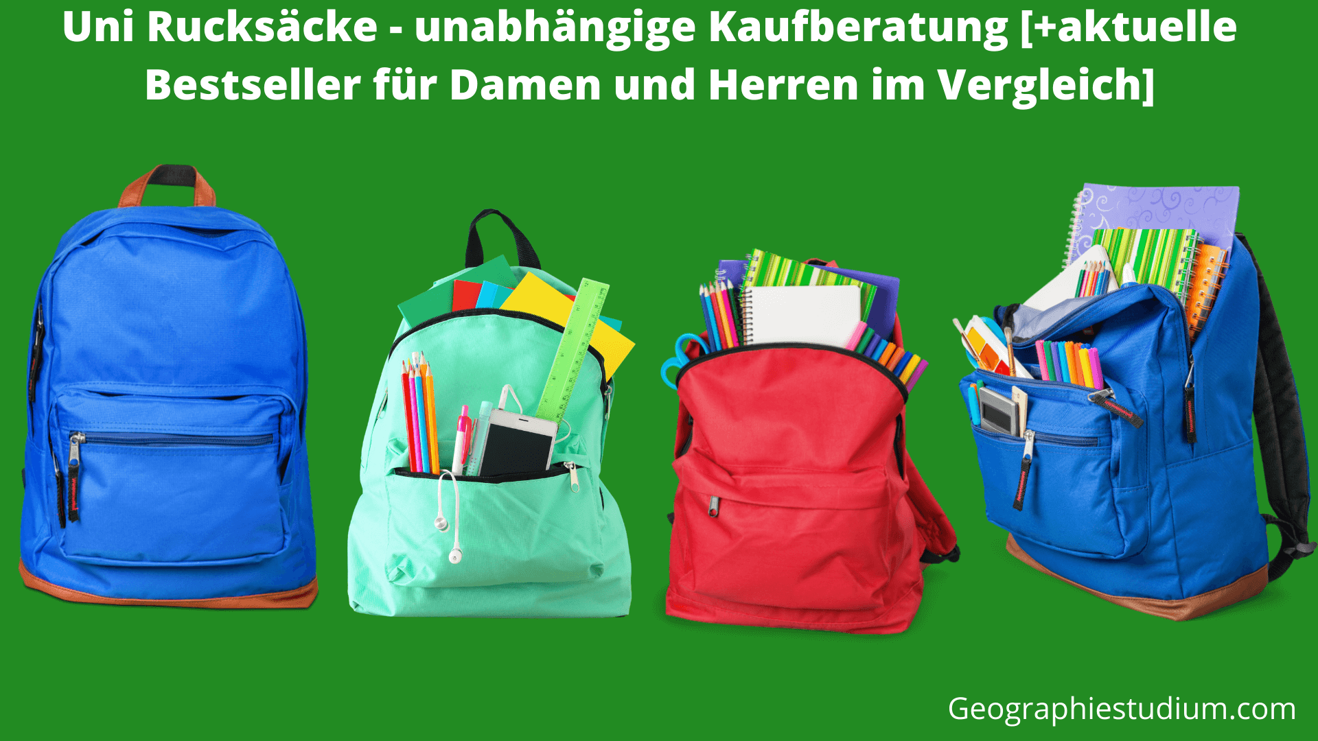 Uni Rucksack Test 2025 die besten 7 Rucksäcke für das Studium im Vergleich