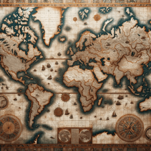 Erste Weltkarte